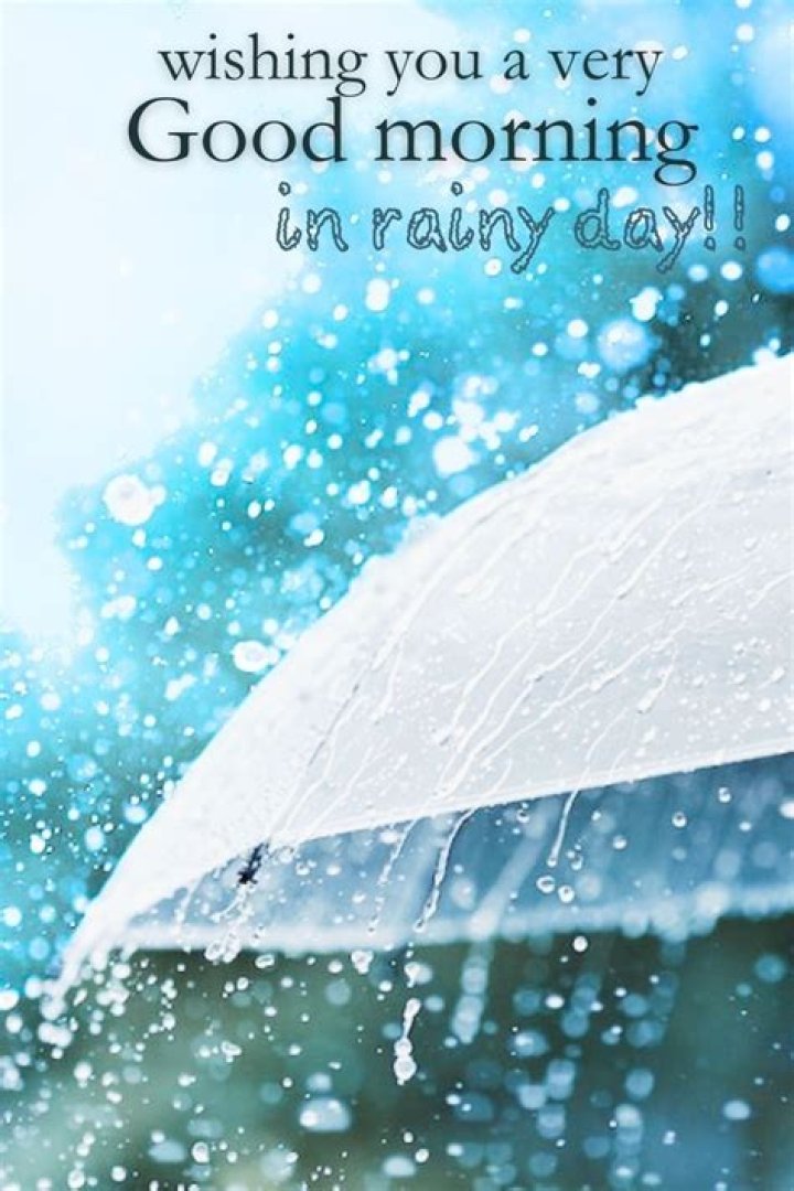 Embracing The Serenity Of Good Morning Rain