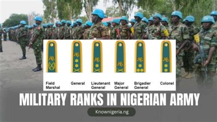 Navigating The Hierarchy: Understanding Nigeria Army Rank