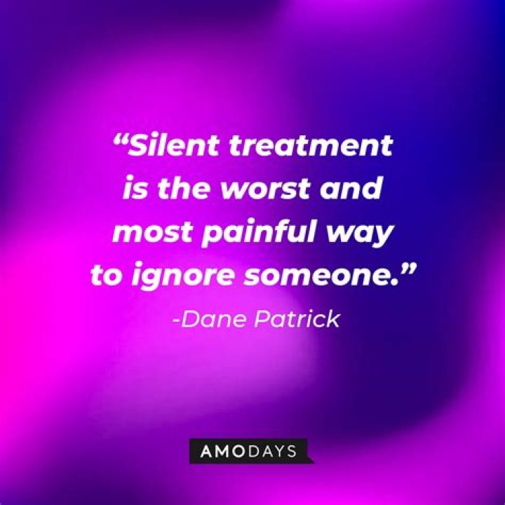 Understanding The Silent Treatment: When People Ignore You Quotes